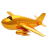 Golden-Transport-Plane icon