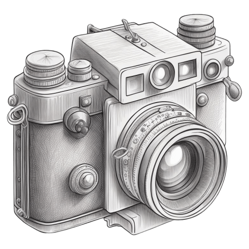 Handdrawn 3D Grey 2 Camera icon