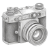 Handdrawn-3D-Grey-4-Camera icon