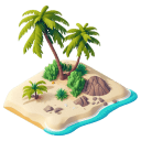 Palm-Rock-3-Beach icon