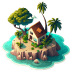 House-Palm-Rock-3-Island icon
