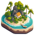House-Palm-Rock-4-Island icon