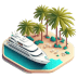 Luxury-Yacht-Beach icon