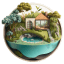 Home Rainforest Eco Friendly icon