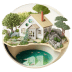 Home-Eco-Friendly icon