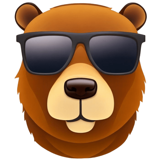 Bear Avatar Icon, Incognito Animal Avatar Iconpack