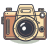 Flat-Brown-Big-Camera icon
