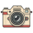 Flat-Red-Camera icon