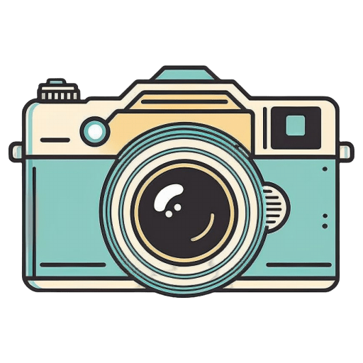 Flat-Blue-Plain-Camera icon