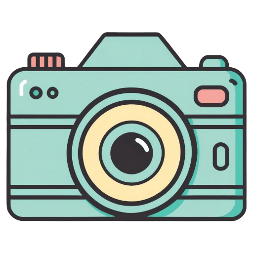 flat camera icon