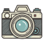 Flat Grey Camera icon