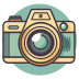 Flat-Green-Smooth-Camera icon