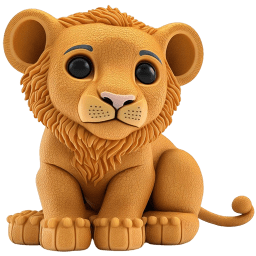 Plastic Lion Toy icon