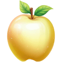 Apple-Yellow-Illustration icon