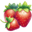 Strawberries Illustration icon
