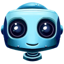 Blue 2 Robot Avatar icon