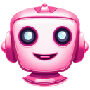 Pink 1 Robot Avatar icon