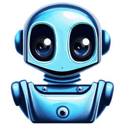 Blue 1 Robot Avatar icon