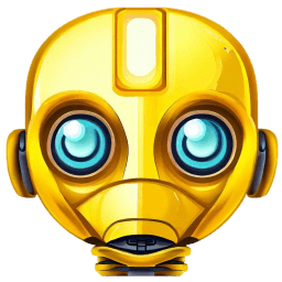 Yellow 3 Robot Avatar icon