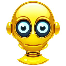 Yellow 4 Robot Avatar icon