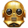 Golden 2 Robot Avatar icon