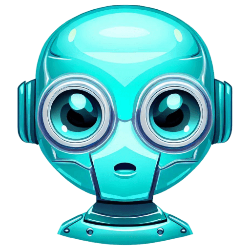 Cyan 1 Robot Avatar icon