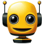 Yellow 1 Robot Avatar icon