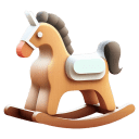 Rocking Horse Solid icon