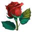 Red Rose Blossom 2 icon