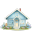 Blue Wood 1 House icon