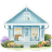 Blue-Swedish-Wood-House icon