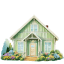 Green Wood House icon