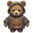 Teddy Bear Assassin Style icon