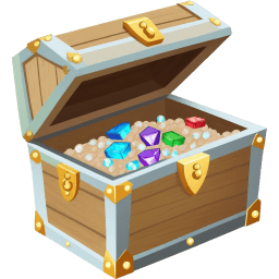 Flat Treasure Chest icon
