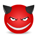 Devil smile icon