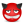 Devil sad icon