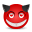 Devil love icon