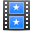Sidebar Movies Blue icon