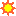 Blazing sun icon
