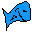Blue whale icon