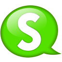 Speech-balloon-green-s icon