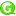 Speech balloon green g icon