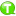 Speech balloon green t icon