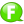 Speech balloon green f icon
