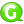 Speech balloon green g icon