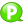 Speech balloon green p icon