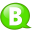 Speech-balloon-green-b icon