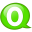 Speech-balloon-green-o icon