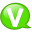Speech-balloon-green-v icon