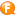 Speech balloon orange f icon